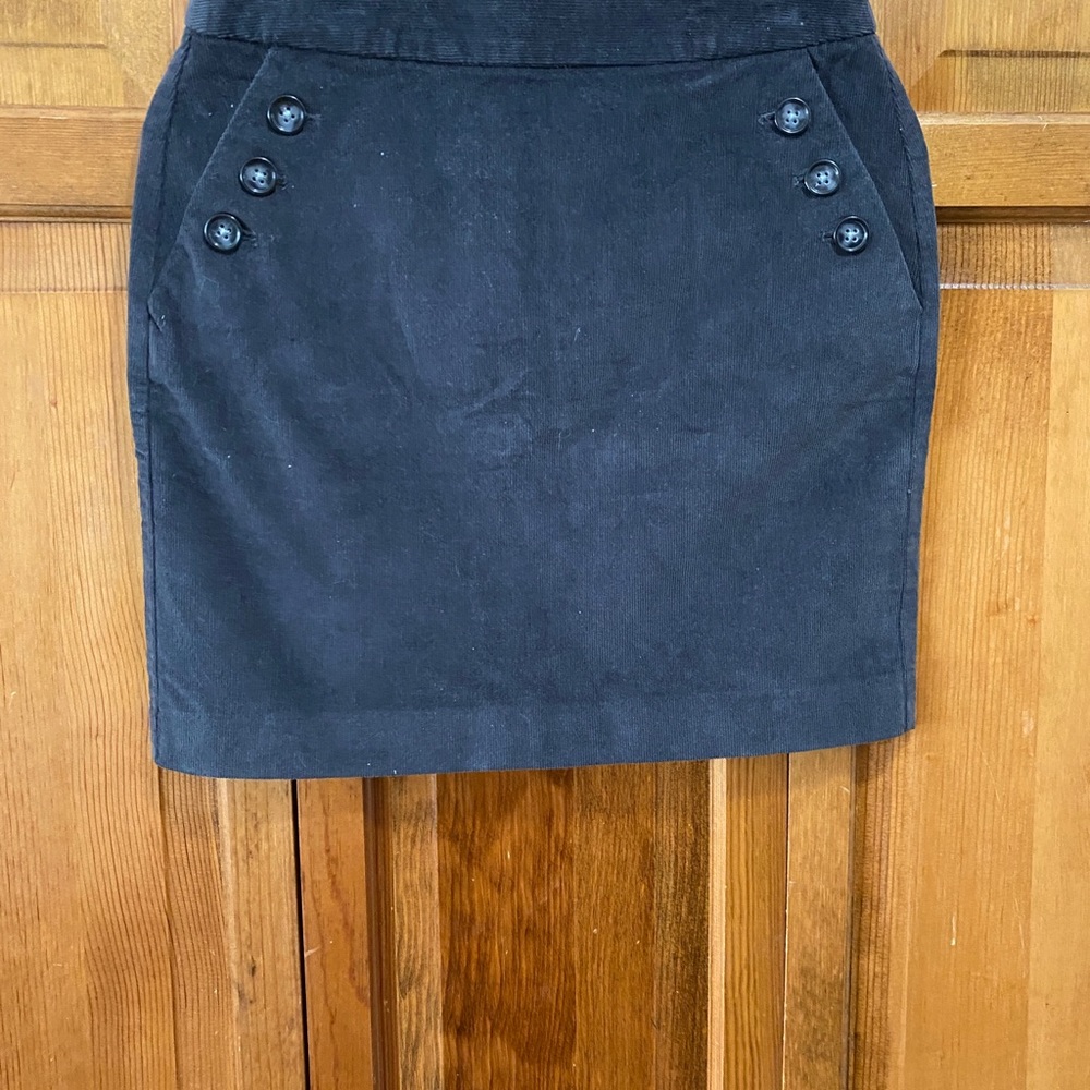 Banana REPUBLIC skirt Corduroy gray size 2 Nwt